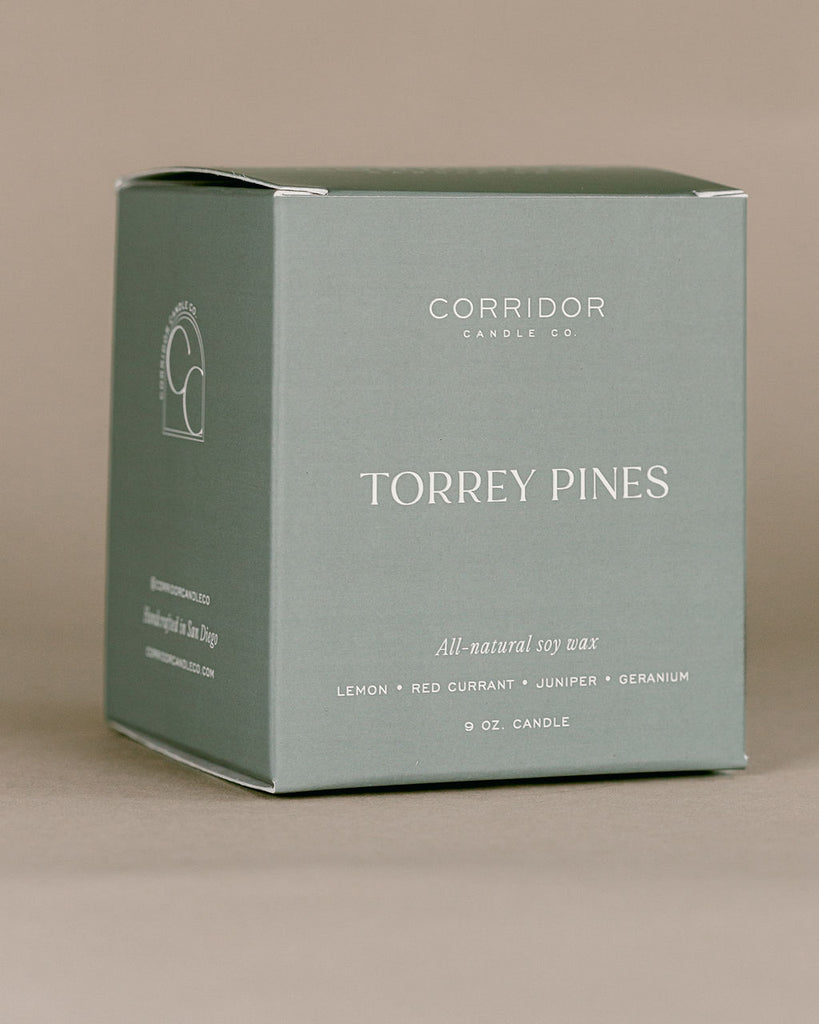 Torrey Pines Beach San Diego Natural Soy Candle Gift Box
