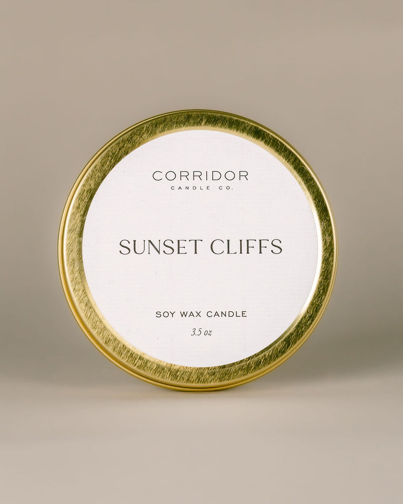 Sunset Cliffs Beach San Diego Natural Soy Travel Candle