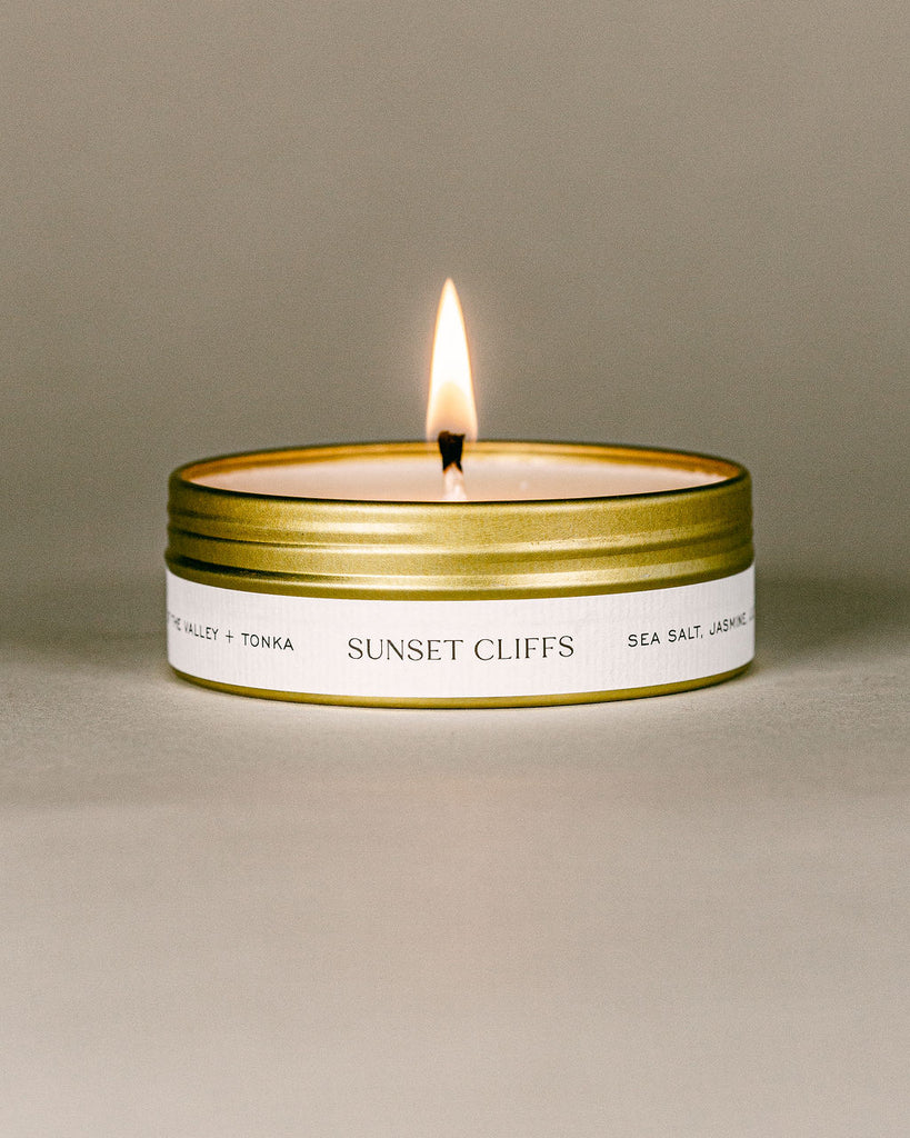Sunset Cliffs Beach San Diego Natural Soy Travel Candle