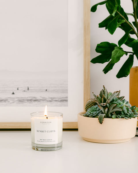 Beach-Inspired Sunset Cliffs Candle | Eco-Friendly Soy Wax
